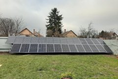 Talajra telepített napelemrendszer Mindszent