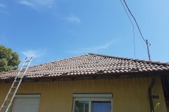 előkészületek a sátortetőn