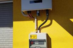 5 kW inverter bekötve