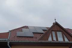 4,94 kWp rendszer Wiessmann 375 Wp panelekkel