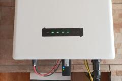 Inverter bekötve
